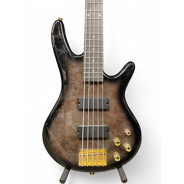 Used Ibanez Gio GSR205PC Trans Black Electric Bass Guitar