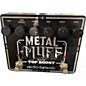 Used Electro-Harmonix Metal Muff Distortion With Top Boost Effect Pedal