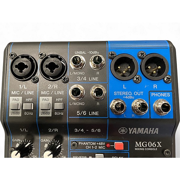 Used Yamaha MG06X Unpowered Mixer