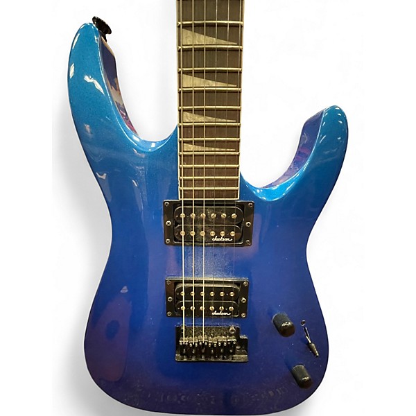 Used Jackson JS32 Dinky Blue Solid Body Electric Guitar