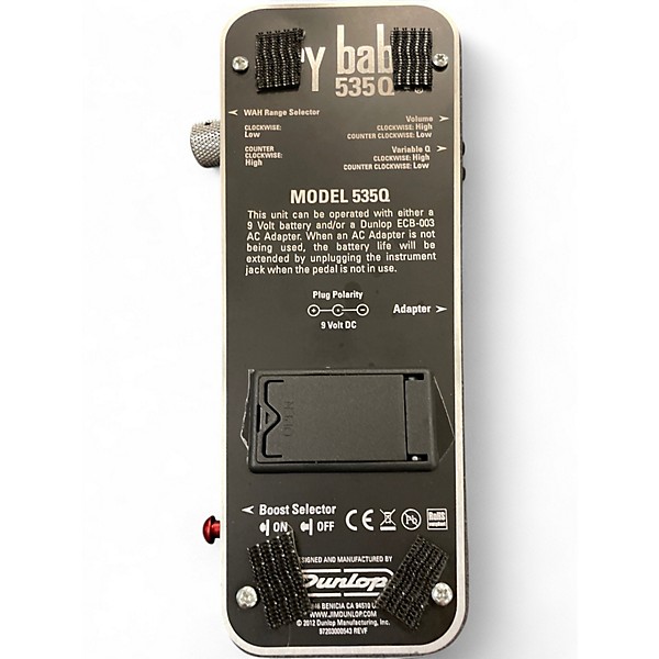 Used Dunlop 535Q Cry Baby Multi-Wah Effect Pedal