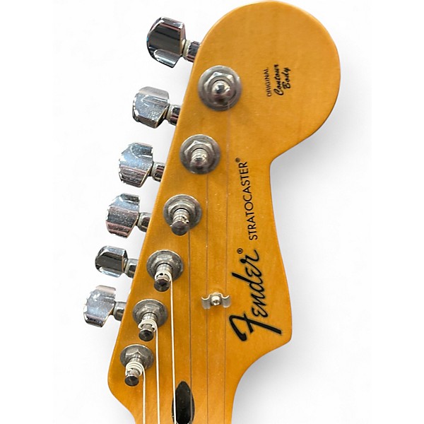 Used Fender Player Stratocaster Black Solid Body Electric Guitar