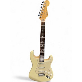 Used Fender Standard Stratocaster Olympic White Solid Body Electric Guitar