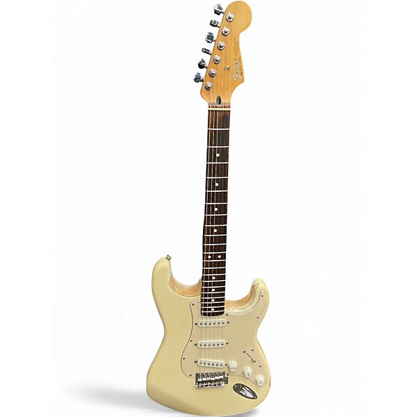 Used Fender Standard Stratocaster Olympic White Solid Body Electric Guitar