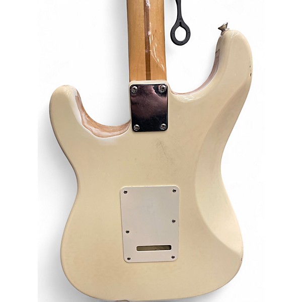 Used Fender Standard Stratocaster Olympic White Solid Body Electric Guitar