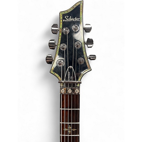 Used Schecter Guitar Research Hellraiser C1 FR Antique White Solid Body Electric Guitar