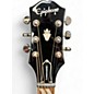 Used 2021 Epiphone Hummingbird Inspired By Gibson Trans Ebony Acoustic Electric Guitar