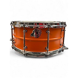 Used Pork Pie 6.5X14 ALUMINUM Orange Drum
