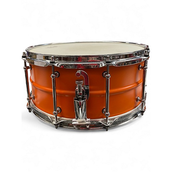 Used Pork Pie 6.5X14 ALUMINUM Orange Drum