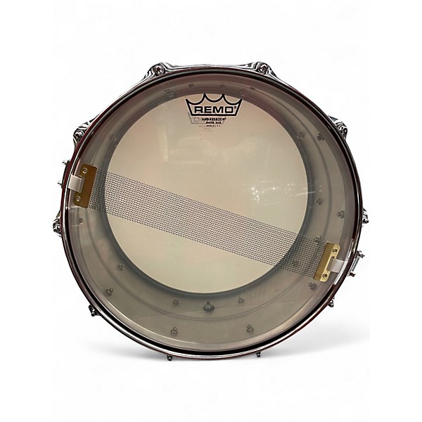 Used Pork Pie 6.5X14 ALUMINUM Orange Drum