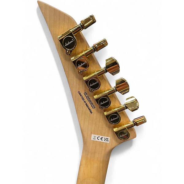 Used Jackson RR3 Randy Rhoads White and Gold Solid Body Electric Guitar