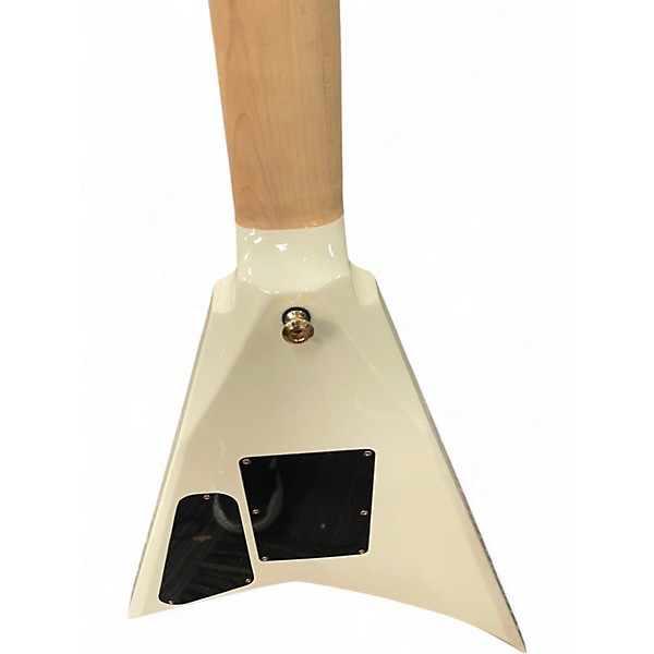Used Jackson RR3 Randy Rhoads White and Gold Solid Body Electric Guitar
