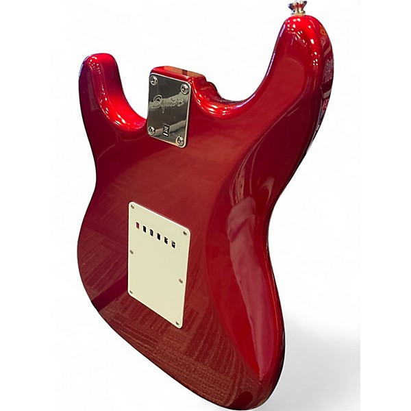 Used Squier Affinity Stratocaster Cherry Solid Body Electric Guitar