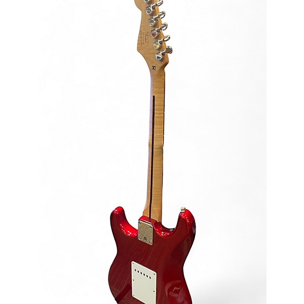 Used Squier Affinity Stratocaster Cherry Solid Body Electric Guitar