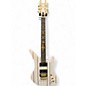 Used Schecter Guitar Research Synyster Gates Signature Custom White W/ Gold Pinstripes Solid Body Electric Guitar thumbnail