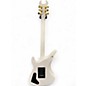 Used Schecter Guitar Research Synyster Gates Signature Custom White W/ Gold Pinstripes Solid Body Electric Guitar