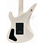 Used Schecter Guitar Research Synyster Gates Signature Custom White W/ Gold Pinstripes Solid Body Electric Guitar