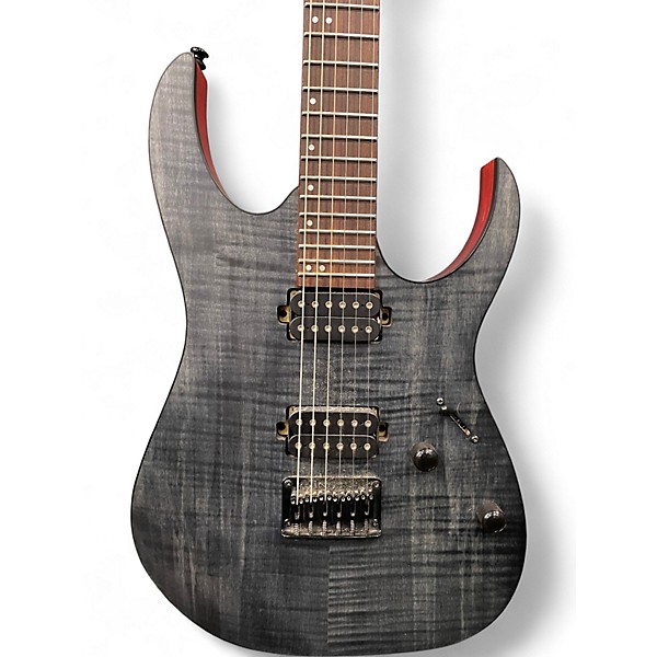 Used Ibanez RG6003FM Trans Black Solid Body Electric Guitar