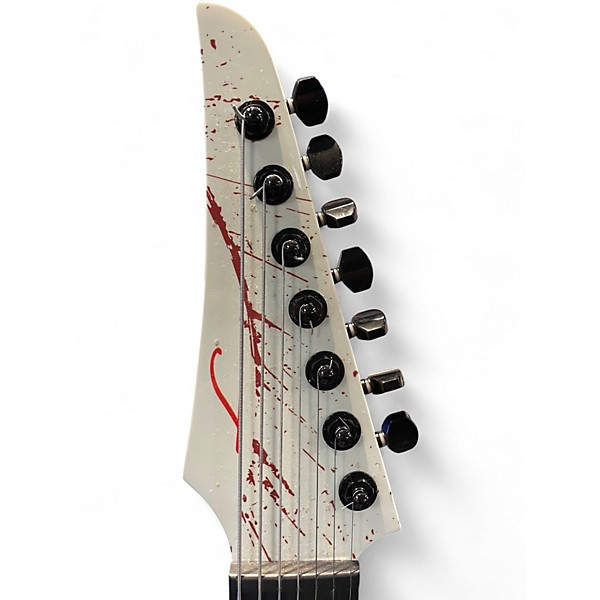 Used Legator Ninja N7 Slaughter Blood Splatter Slaughter Solid Body Electric Guitar