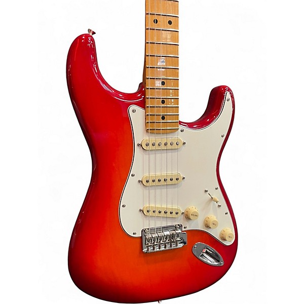Used Fender Player II Stratocaster Ash Aged Cherry Burst Solid Body Electric Guitar