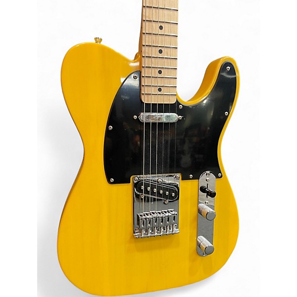 Used Squier Sonic Telecaster Butterscotch Blonde Solid Body Electric Guitar