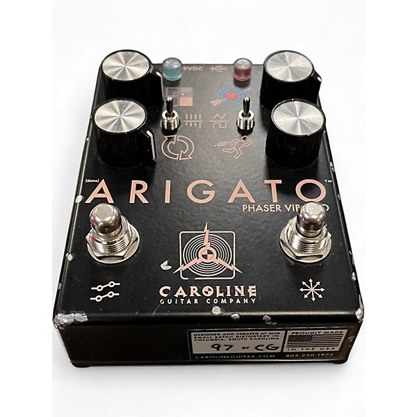 Used Arigato Phaser Vibrato Effect Pedal