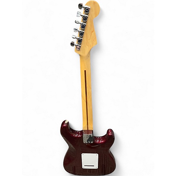 Used Fender Standard Stratocaster Crimson Solid Body Electric Guitar