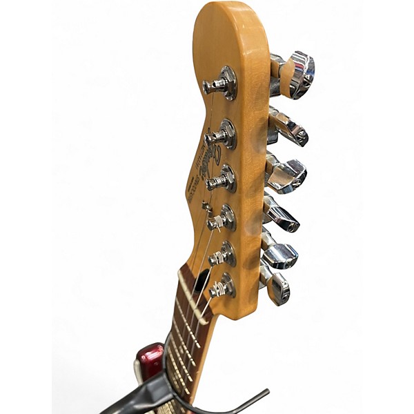 Used Fender Standard Stratocaster Crimson Solid Body Electric Guitar