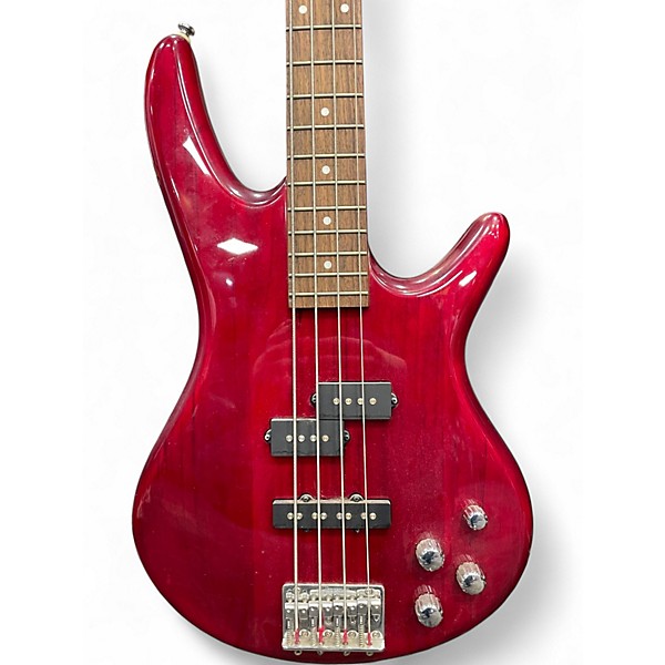 Used Ibanez GSR200 Wine Red Electric Bass Guitar