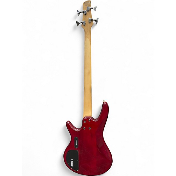 Used Ibanez GSR200 Wine Red Electric Bass Guitar
