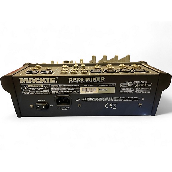 Used Mackie DFX6 Unpowered Mixer