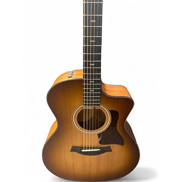 Used Taylor Sunset Blvd 114ce SEB Sunburst Acoustic Guitar