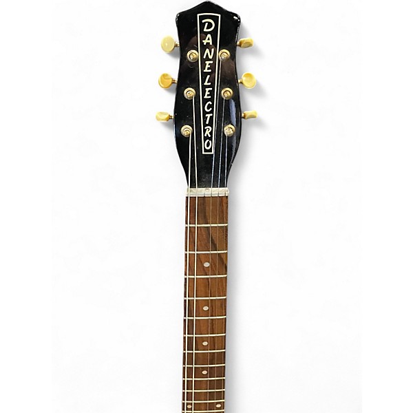 Used Danelectro Stock '59 Black Solid Body Electric Guitar