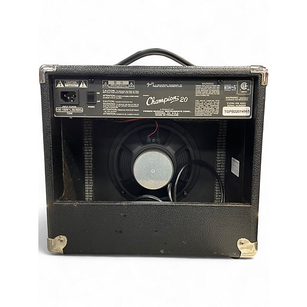 Used Fender Champion 20 Guitar Combo Amp