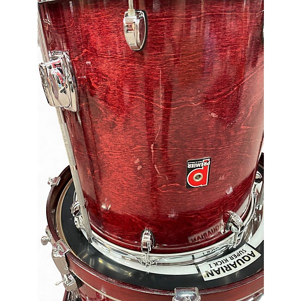 Used Premier 5 Piece XPK Birch Shells Cherry Drum Kit