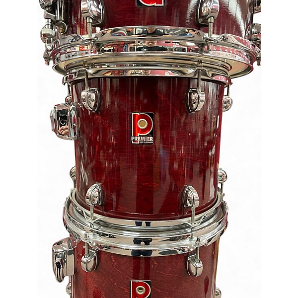 Used Premier 5 Piece XPK Birch Shells Cherry Drum Kit