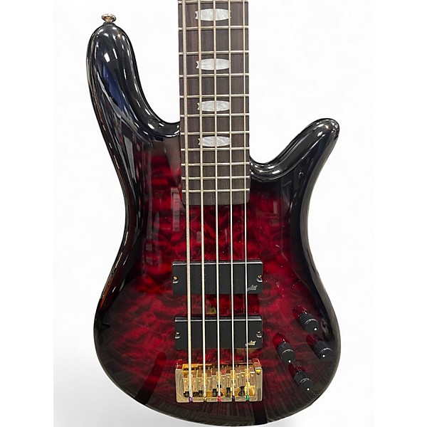 Used Spector Icon NS2 Black Cherry Gloss Electric Bass Guitar
