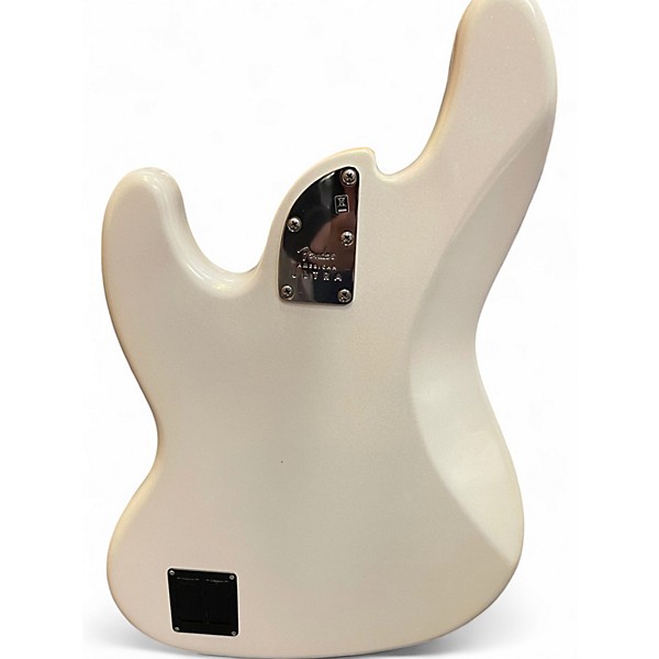 Used Fender American Ultra Jazz Bass V ARCTIC PEARL Electric Bass Guitar