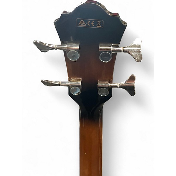 Used Ibanez AEB10E DARK VIOLIN SUNBURST Acoustic Bass Guitar