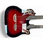 Used Ovation CSE225 Celebrity Double Neck Crimson Red Burst Acoustic Electric Guitar thumbnail