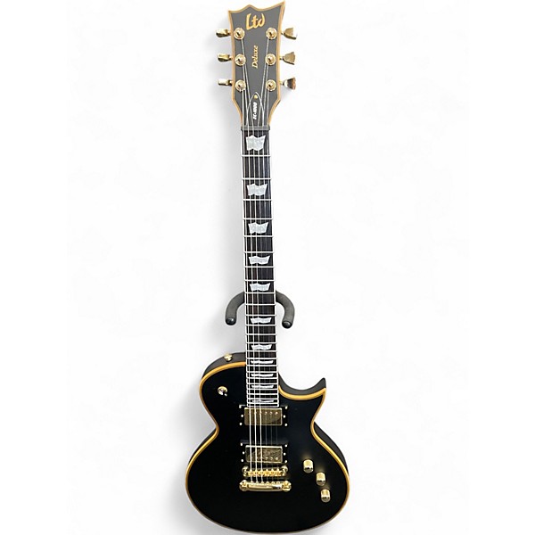 Used ESP LTD EC1000 VINTAGE BLACK Solid Body Electric Guitar