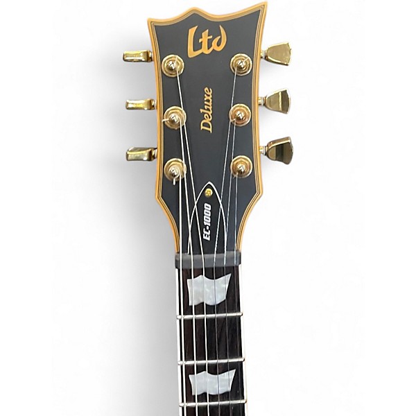 Used ESP LTD EC1000 VINTAGE BLACK Solid Body Electric Guitar