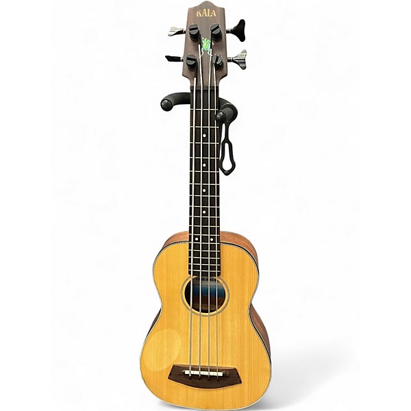 Used Kala KA-Ubass 2-FL Natural Acoustic Bass Guitar