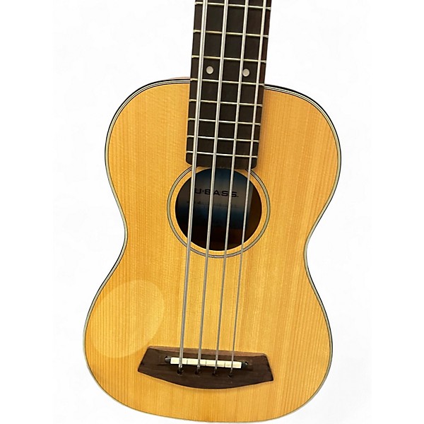 Used Kala KA-Ubass 2-FL Natural Acoustic Bass Guitar