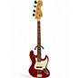 Used Squier Affinity Jazz Bass Red Electric Bass Guitar thumbnail