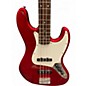 Used Squier Affinity Jazz Bass Red Electric Bass Guitar