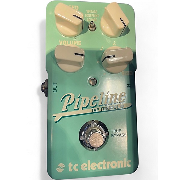 Used TC Electronic Pipeline Tap Tremolo Effect Pedal