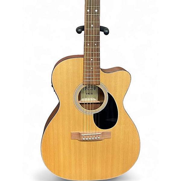 Used Martin OMC1E Natural Acoustic Electric Guitar