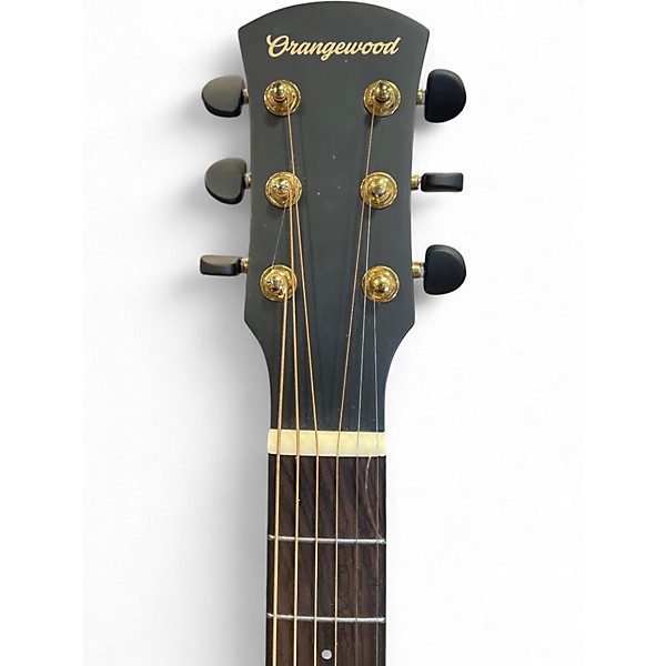 Used Orangewood magnolia  Black Acoustic Electric Guitar