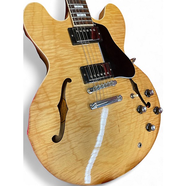 Used Gibson ES-335 FIGURED LIMITED EDITION Natural Hollow Body Electric Guitar